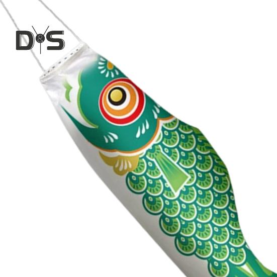 Японский карповый ветроуказатель, наружный подвесной воздушный змей с рыбным флагом, ветроуказатель Koinobori для суши-бара, ресторана, садовой террасы, декора