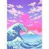 Classic Abstract Aesthetics Wall Art 80s Neon City Street Steam Wave HD Oil On Canvas Posters And Prints Home Bedroom Decor Gift