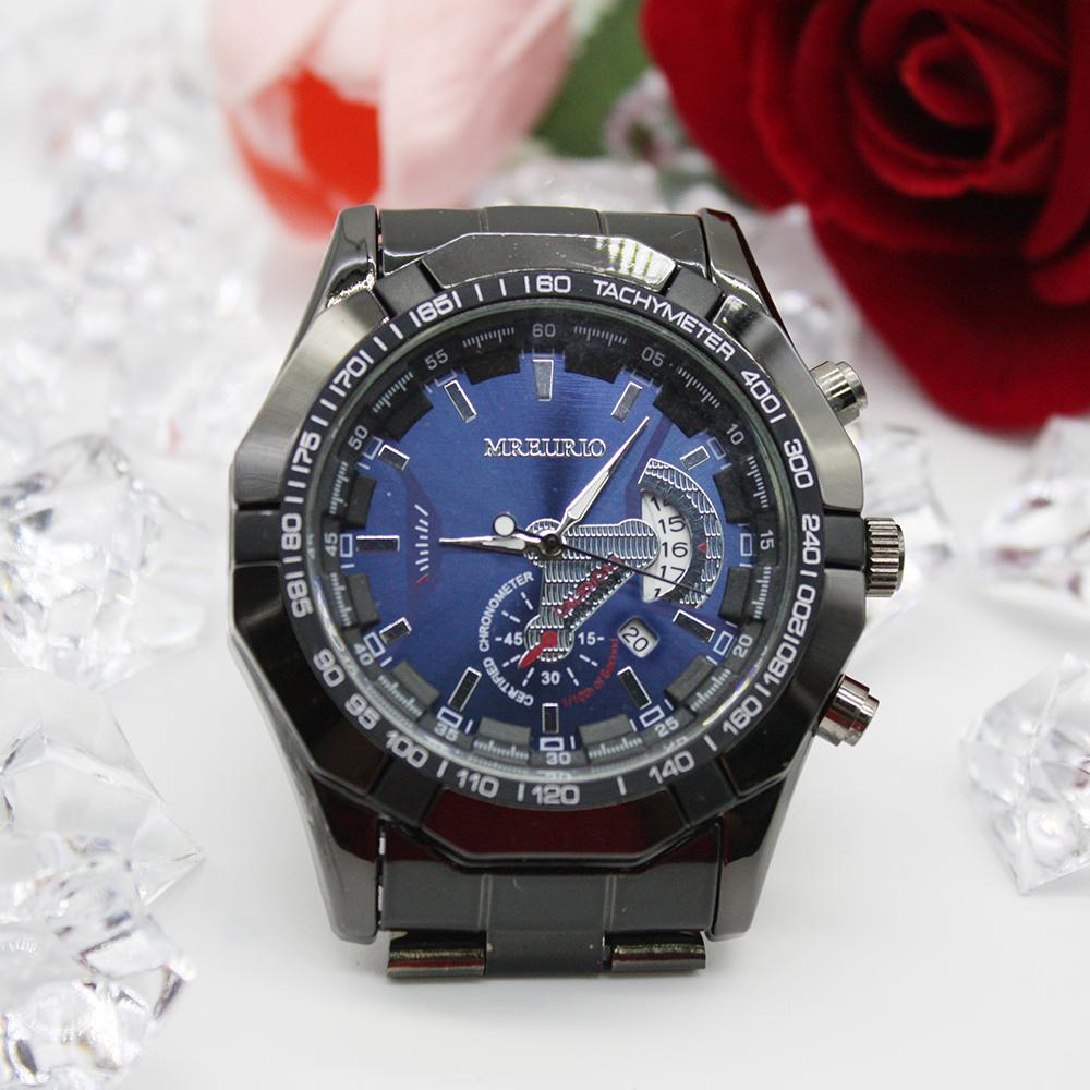 Набор из 3 предметов, деловые золотые цифровые простые студенческие мужские часы с браслетами из нержавеющей стали, в комплекте коробка для подарка однокласснику