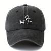 Модная бейсболка с принтом для собак, подарок для любителей собак, простой и стильный дизайн, снаряжение для путешествий на открытом воздухе