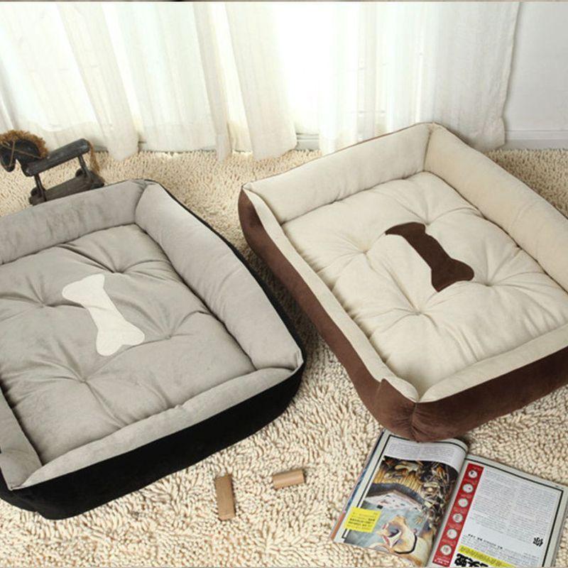 Washable Pet Dog Mattress Soft Matte Basket Cats Beds