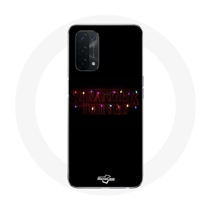Coque - Stranger Things - Oppo A74 5G - Souple - Blanc - Joyeux Noël