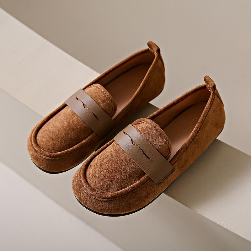 Большой размер 2025 весна новая мягкая подошва мягкая поверхность матовые модные туфли-бини одна педаль плоская подошва одинарные туфли туфли для мамы