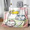 3D Cute C-Chiikawas Printed Blanket Flannel Warm Blankets Soft and Comfortable Blanket Bed Linings Cubre Cama Birthday Gift