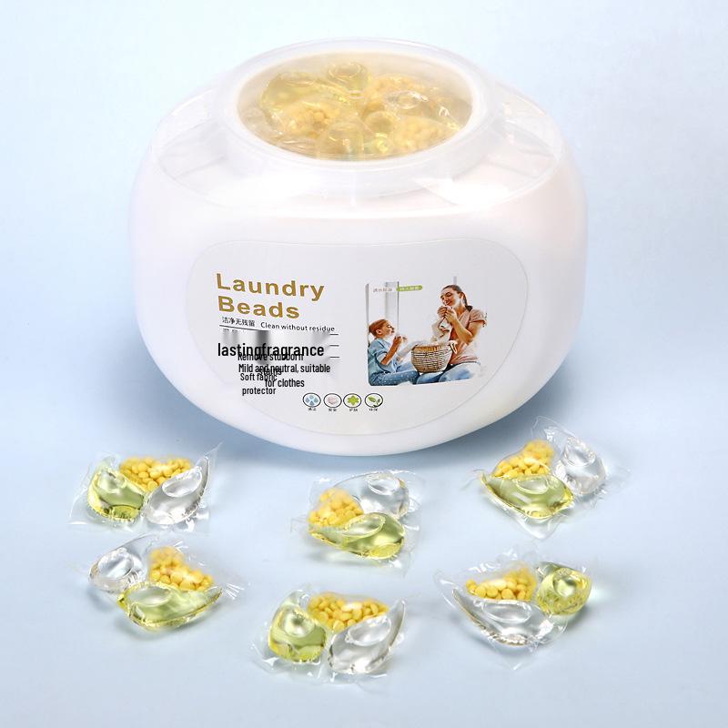 Трехкамерные капсулы для стирки «пять в одном»: Стойкий аромат, удаление пятен, смягчающие концентрированные капсулы для стирки