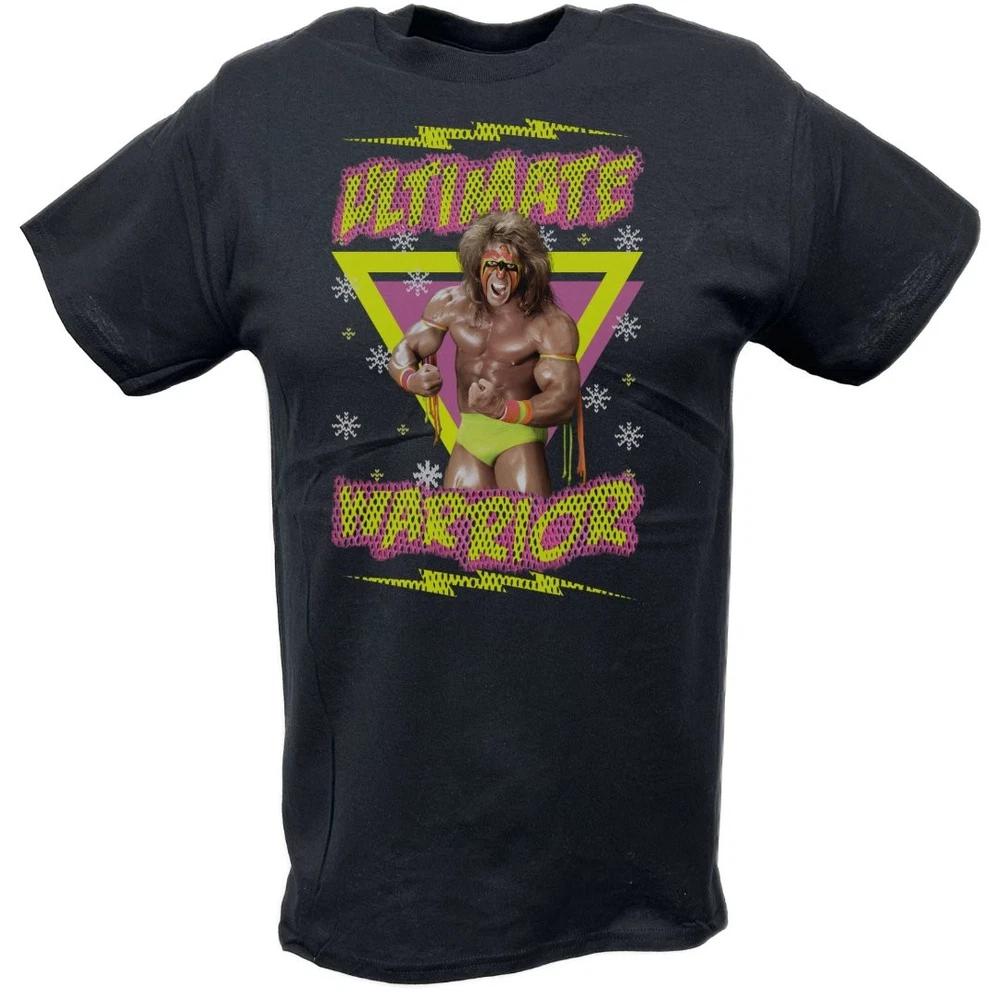 Ultimate Warrior Christmas Unisexs Black Tshirt