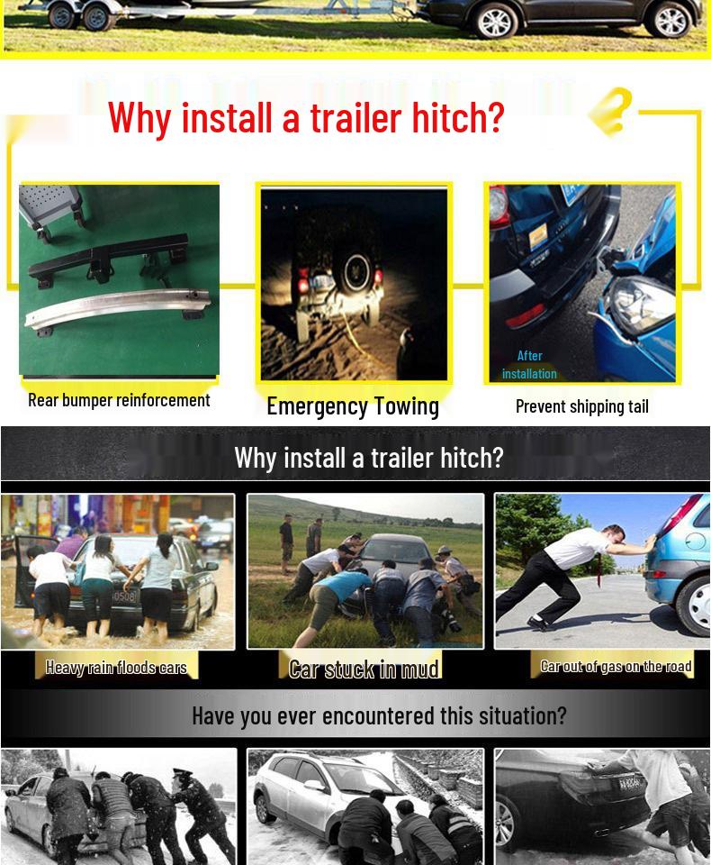 Porsche Cayenne Q7 Touareg Modified Tow Hook Support