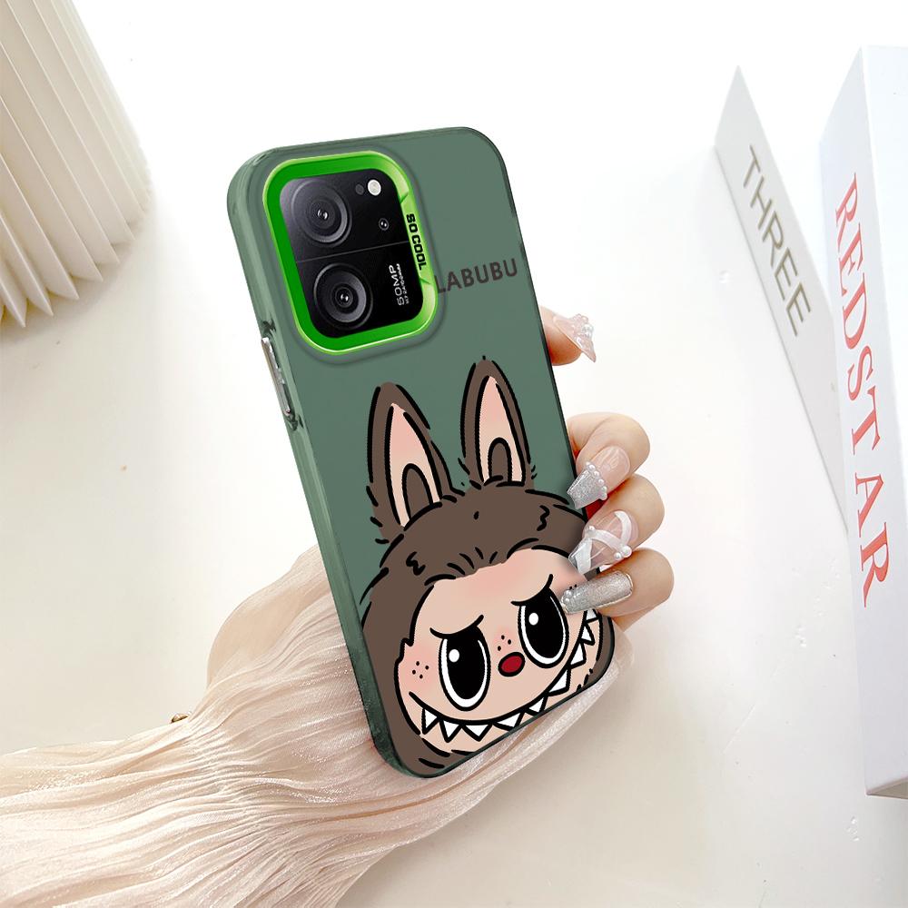 Окрашенный узор, цветной серебристый, двухсторонний, жесткий, противоударный чехол для телефона Xiaomi Redmi Poco