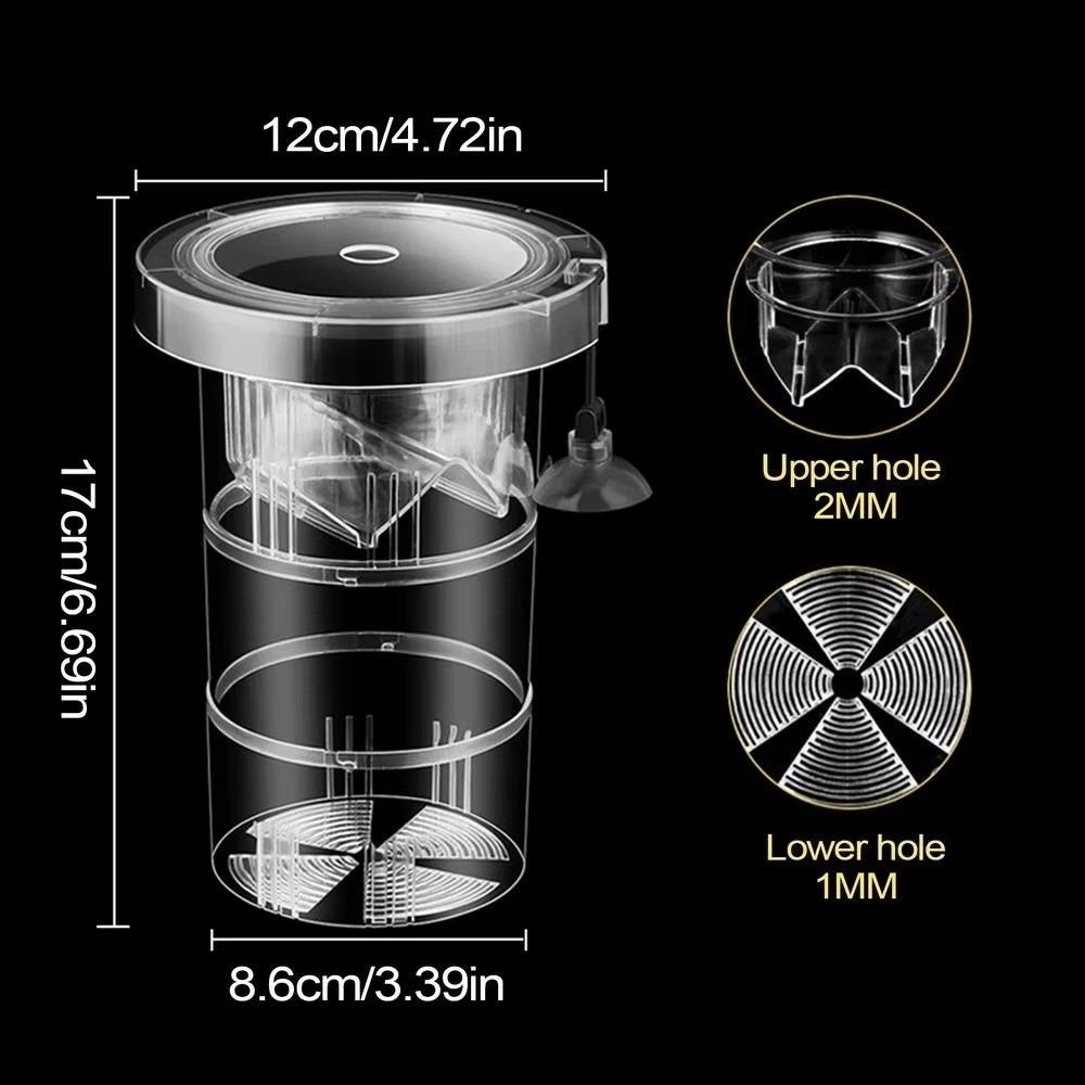 Transparent Aquarium Breeder Box Shrimp Guppy Fish Tank Incubator for Aquarium Hatchery Accessory