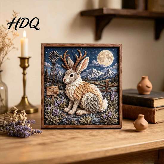 Креативный набор текстильного дизайна 2 шт. Темный готический DIY 3D тканевое искусство ремесло набор скульптура ручной работы набор проект для начинающих пакет материалов подарки