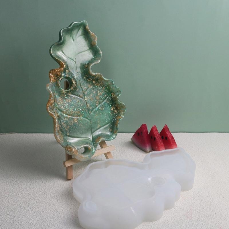 Форма для лотка из смолы, силиконовые формы для лотков для ювелирных изделий, нерегулярные формы для литья из эпоксидной смолы, коробка для хранения, гипсовая форма для декора