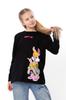 Teen girls' jumper – Rabbit print “Glow up” casual , Any season 6363-036-33-2-5 HC