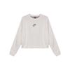 Sportswear Casual Crewneck Pullover Sweatshirt Women Sweatshirt Light-Silver-Gray CU6404-094