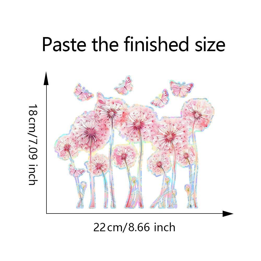 Rainbow Prisms Sun Flower Decals Colorful Glass Static Sticker Sun Catcher Window Stickers  Office