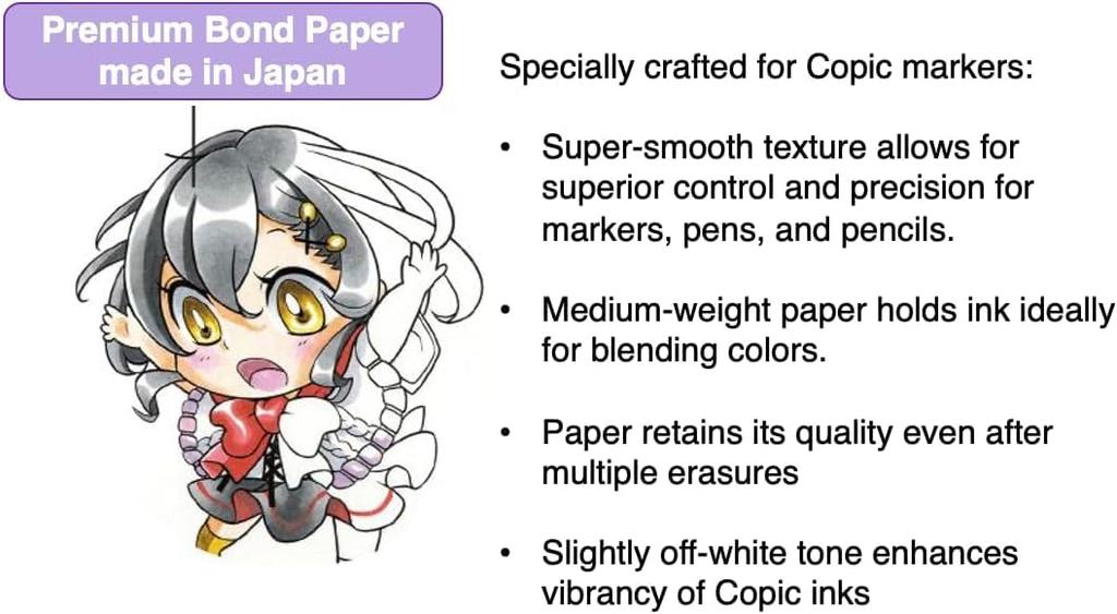 Too Copic Paper Selection Sketchbook, Small, Set of 4