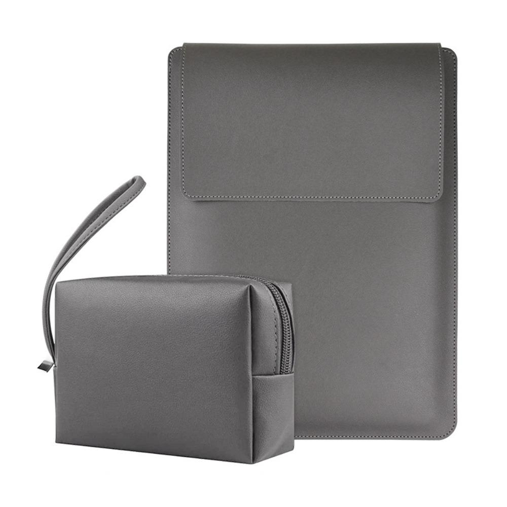 Bracket Design Laptop Sleeve Bag PU Leather Laptop Bracket Inner Bag Business Trip