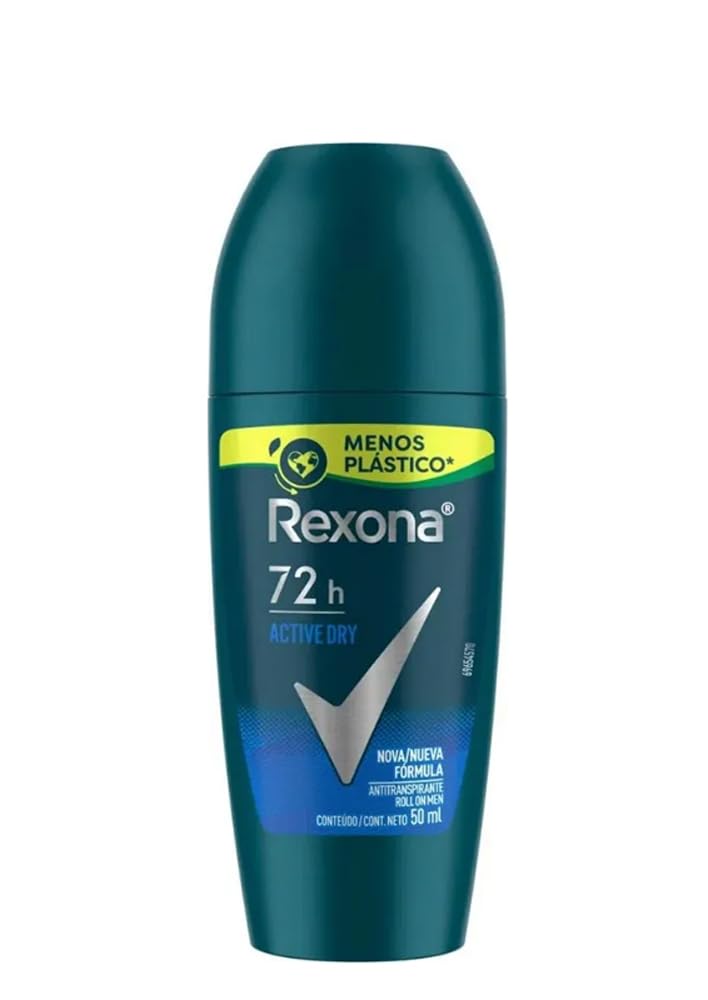 Rexona Men Active 50ml Underarm Deodorant/Antiperspirant Roll-On