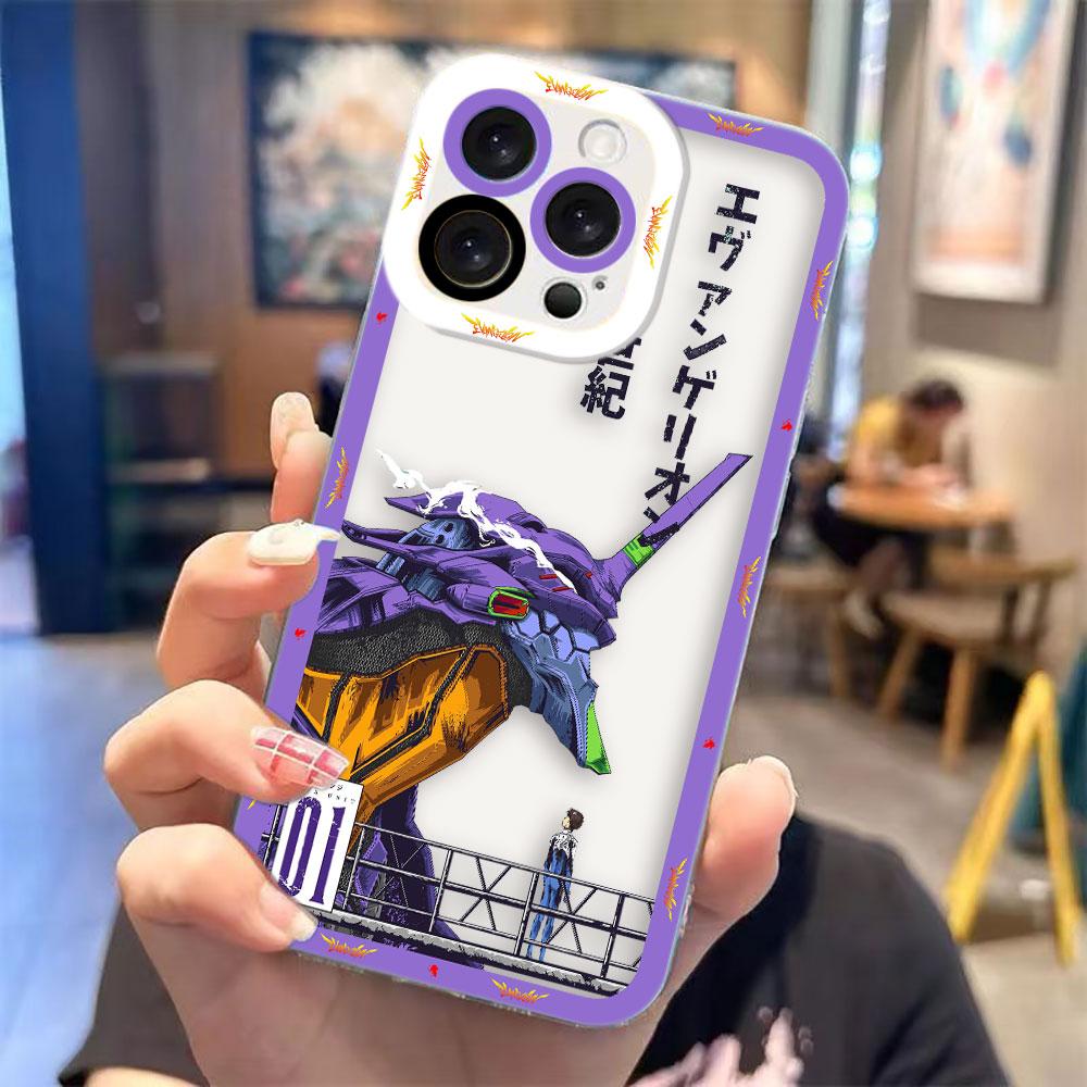 Новый Прозрачный Чехол для Телефона с Мехами E-Evangelion Для Infinix TECNO POVA 2 4 3 5 SMART 6 7 8 NOTE 10 11 12 30 30I 40 50 CAMON 19 20