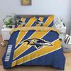 Balmore Ravens Bed Three-Piece Rugby Team Polished Home Textiles Digital Printing Quilt Cover Pillowcase