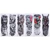 6 Sheets Full Arm Tattoo Sticker Men Women Waterproof Party Fashionable Temporary Tattoo Sticker
