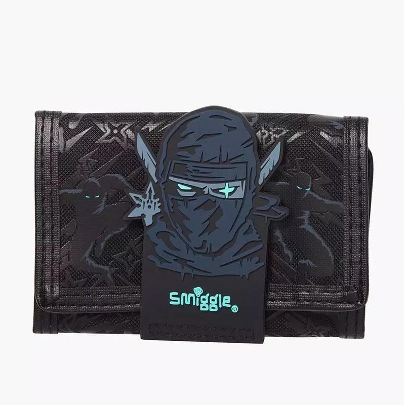 Smiggle Backpack for Kids Teens Large Capacity Black Knight Style Outdoor Casual School Bag