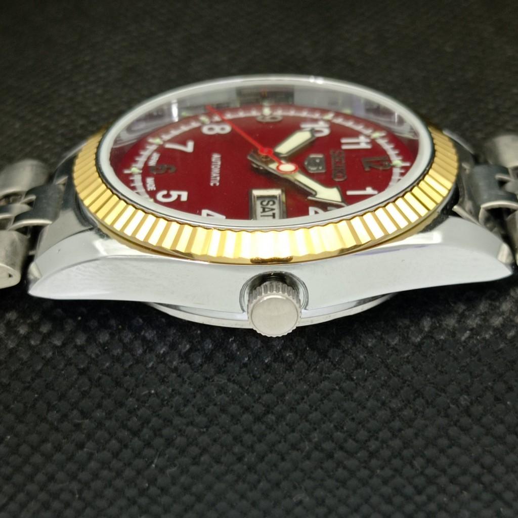 ВОССТАНОВЛЕННЫЕ ВИНТАЖНЫЕ МУЖСКИЕ ЧАСЫ SEIKO 5 PRESIDENT AUTOMATIC ИЗ ЯПОНИИ 575a-a304896-9
