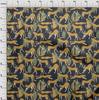 oneOone Ткань Cotton Flex Dusty Violet с тропическими листьями и животными для шитья, напечатанная ткань для рукоделия от The Yard, 40 дюймов