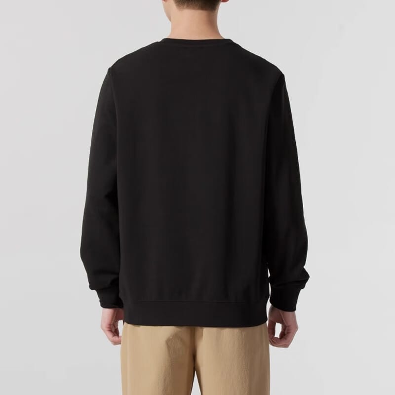 PUMA Sweatshirts Men's Black Crew Neck Moderate Regular 687531-01