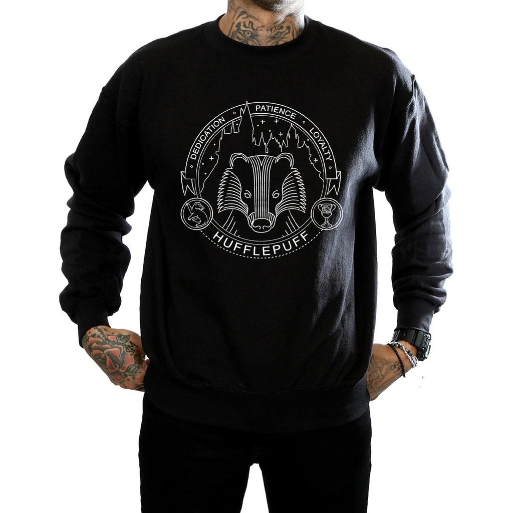 Harry Potter Mens Hufflepuff Seal Sweatshirt