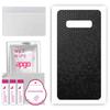 apgo Protective Skin Sticker for the Back Compatible with Samsung Galaxy S10 Plus, Wrap Film, Foil, Vinyl - Pattern Black Honeycomb