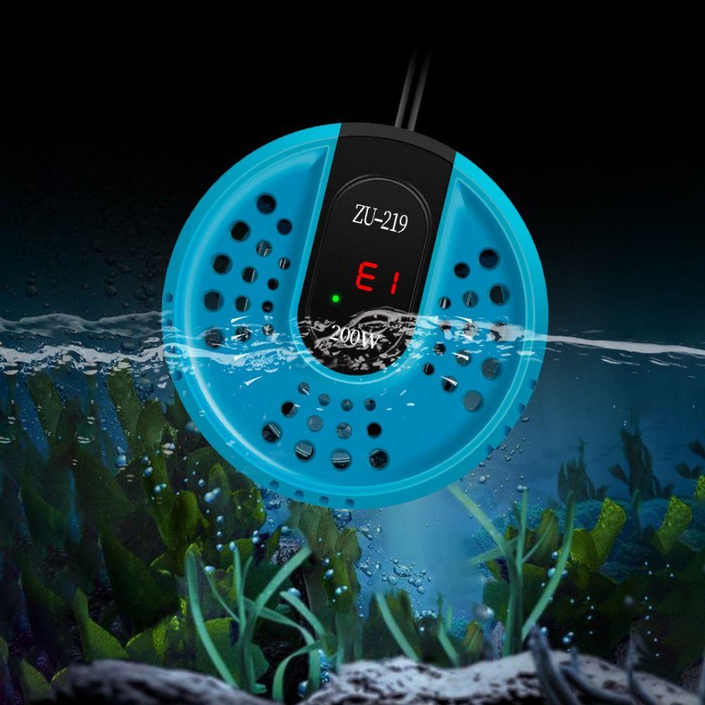 17-34°C Fish Tank Submersible Heater LCD Display Turtle Tank Heating Rod For Turtle Tortoise