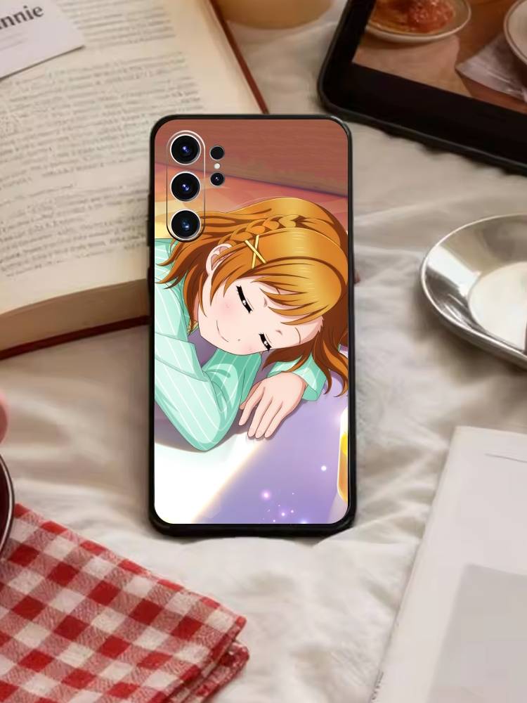 Kousaka Honoka-Love Live Чехол для телефона Samsung S26,S25,S24,S23,S22,S21,S20,Plus,Fe,Lite,Другие Черный Чехол