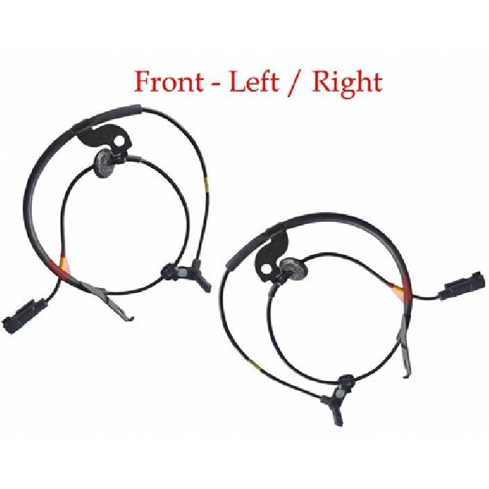 2 x ABS Wheel Speed Sensor Front L/R Fits Mitsubishi Eclipse Cross Outlander