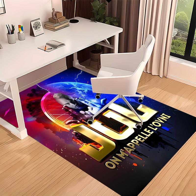 Jul rapper Printed Absorbent Washable Carpet, Non-Slip Bathroom Mats, Kitchen Rugs, Yoga Mat,Living Room Entrance, Camping Picnic Rugs