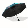 1pc Fantasy Floral Cat Portrait Umbrella with Plastic Handle,Suitable for All Seasons Home Travel Outdoor UmbrellaM1156