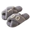 Warm Slippers Women Winter Indoor Home Anti Slip Cotton Slippers with Added Plush Slippers Dames Muiltjes Chanclas Mujer