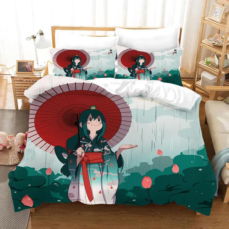 My Hero Academia 3D Printed Duvet Case Pillowcase Bedding Set Twin Full King For Kids Adults Bedroom