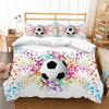 Лидер продаж 3D футбольная картина пододеяльники Высокое качество Постельное белье King Double Size Дышащие украшения для спальни Наборы постельных принадлежностей