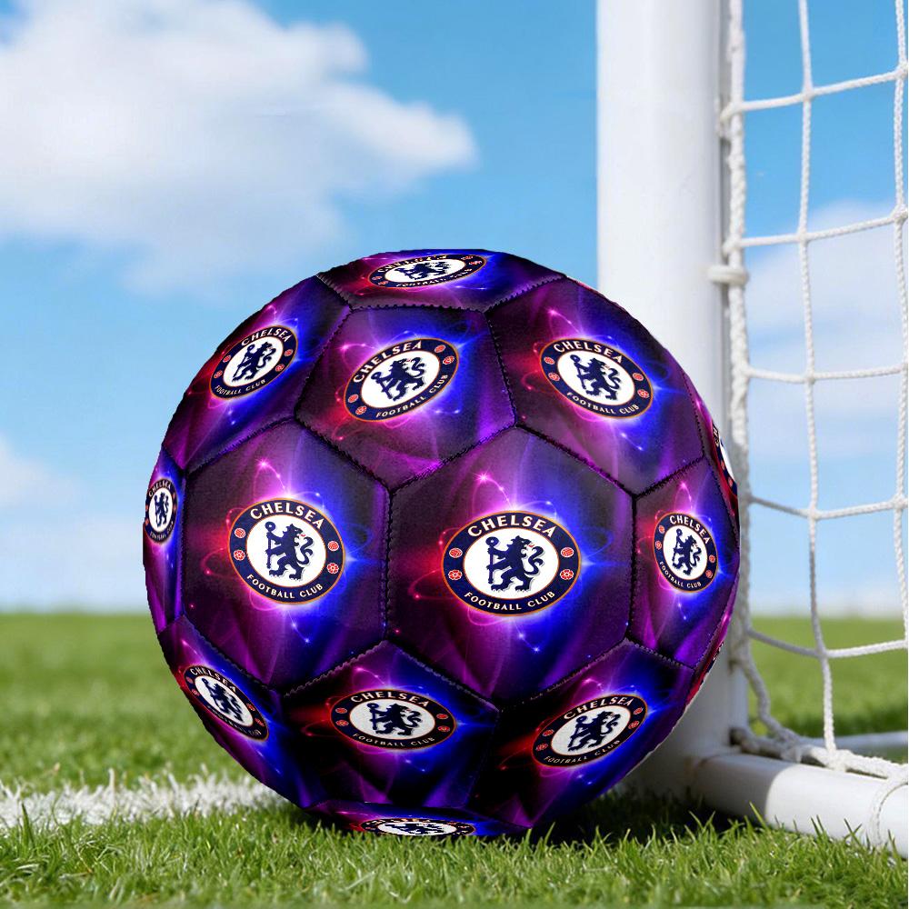 Chel-sea Fc Printed Size 5 Soccer Balls, High-Quality, Anti-Slip, Protective Football, A Unique Gift , Birthdays, Christmas Gifts