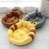 Pet Nest Pad Thickened Cartoon Style Cat Nest High Backrest Nest Embracing Dog Dog Cat Universal Nest Dog Mattress