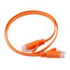 Плоский сетевой LAN-кабель RJ45 CAT6 Ethernet UTP патч-кабель для маршрутизатора 1000M Оранжевый 0,5 метра