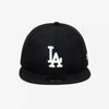Кепка New Era Mlb La Dodgers Базовая Приталенная Черный Белый 11591149