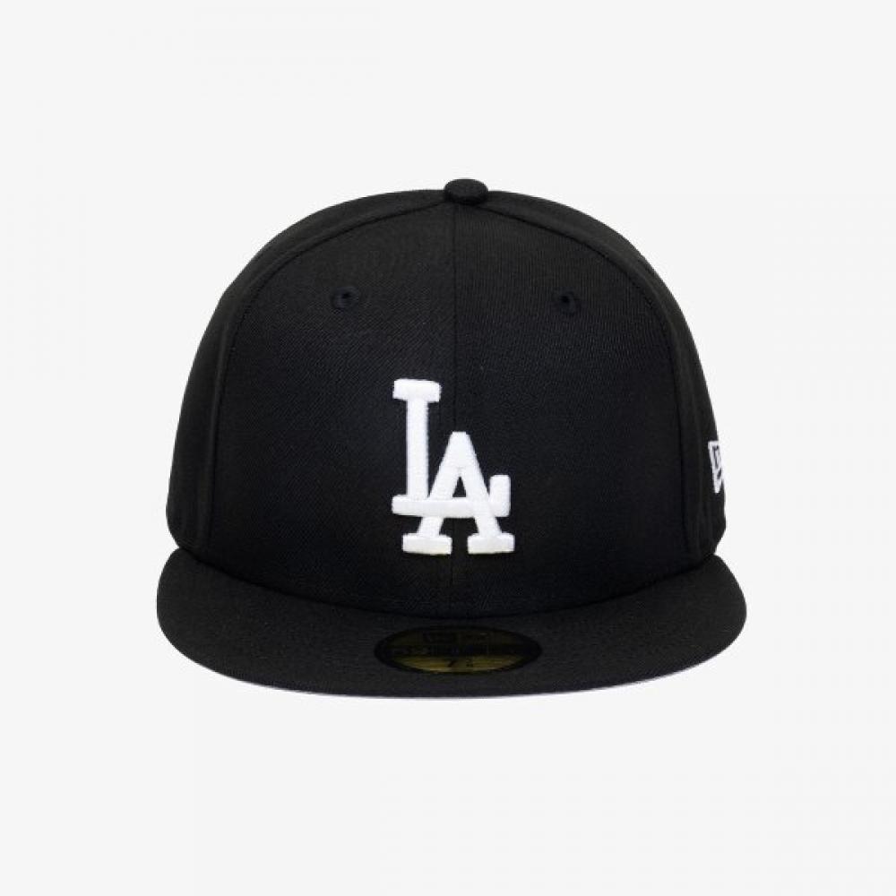 Кепка New Era Mlb La Dodgers Базовая Приталенная Черный Белый 11591149