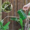 1.5L Watering Can Stainless Steel Long Spout Watering Can Translucent Handheld Spraying Pot for Office Garden Indoor Outdoor Plants