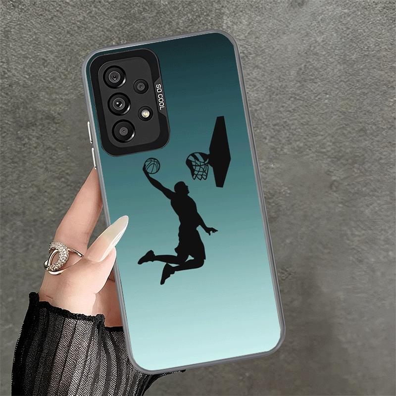 Basketball Sports Aesthetics Shockproof Phone Case for Samsung A17 A16 A15 A14 A37 A57 A36 A56 A26 A35 A55 A25 A34 A54 A24 A13 A