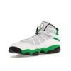 Кроссовки мужские Air Jordan 6 Rings Белые Lucky Green Черные 322992-131
