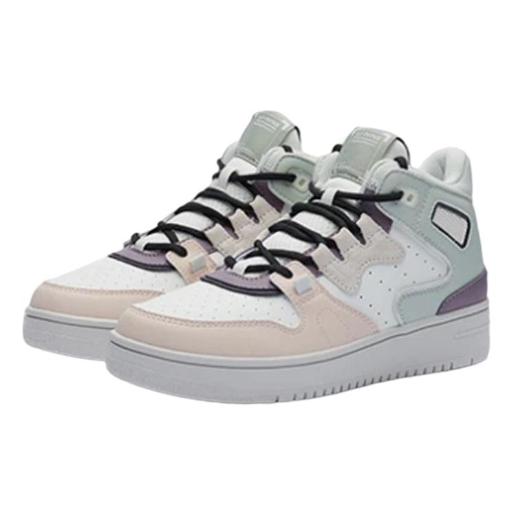 Li Ning Attack 2020 Синтетическая кожа, Замша (split suede) Шнуровка Амортизация Нескользящая Устойчивая к истиранию Упругость Средняя высота AGBQ116-7