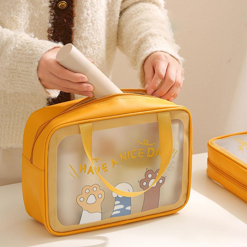 Cosmetic Bag Female Portable 2025 Advanced Travel Large-Capacity Waterproof Cosmetic Storage Bag Box Wash Bag