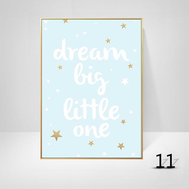 Ins свежий стиль современный мультяшный слон кролик овца комната декоративная HD подвесная картина Cuadros Decoracion салон холст искусство