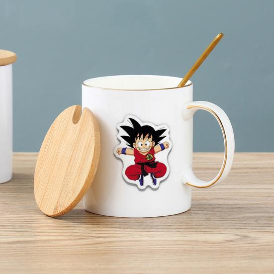 50 шт., наклейки Dragon Ball, устойчивые к выцветанию, водонепроницаемые наклейки с героями мультфильмов для детей, игрушки, ноутбук, скейтборд